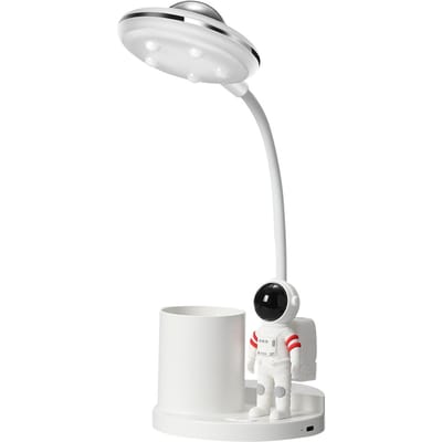 Lampe de bureau d'astronaute, projecteur, apprentissage pour étudiants, Protection des yeux, lampe de bureau blanc