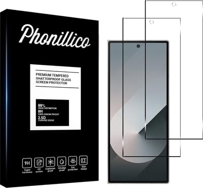 Screenprotector voor Samsung Galaxy Z Fold 6 - 2 stuks Beschermglas van glas Transparante glazen schermbeschermfolie