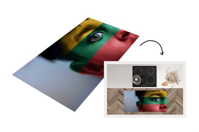 Keukenloper - Loper keuken - Vlag van Litouwen - 120x60 cm - Keukenloper vinyl