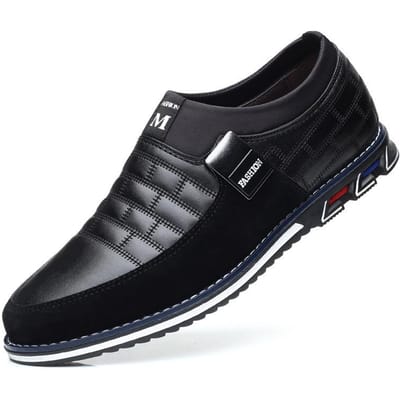 Nieuwe Heren Ronde Neus Casual Leren Schoenen Koreaanse Stijl Jeugd Vetersluiting Trendy Schoenen Ademende Enkele Schoenen 48