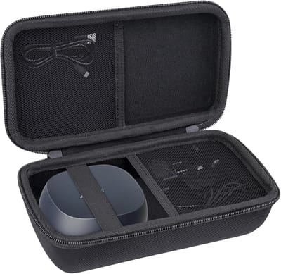 Draagbare Opbergcase - Externe SSD Hoes - Veilige Opslag - Schokbestendig Materiaal - 23x13x7 cm - Zwart