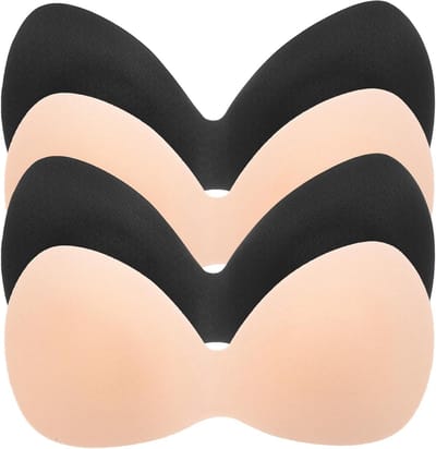 Ondergoed Pads - Beha Inzetstukken - Natuurlijke Vorm - Ademend Materiaal - 4 Stuks - N.v.t.