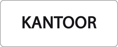 Ivana Tekstbord Kantoor