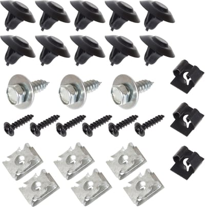 Audi / Seat / Skoda / VW - Motorbeschermings Clipset - 28 Stuks - OE-Compatibel - Nieuwe Vervanging