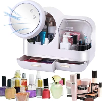 Guardian Beauty Make-up Organisator - Met LED Spiegel - 2023 Model - Wit Kleur