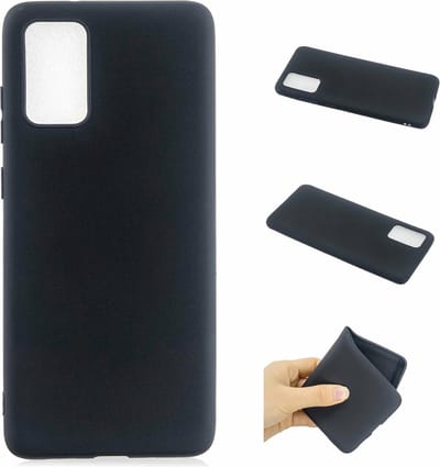 Silicone hoesje zwart Geschikt voor: Samsung Galaxy S22