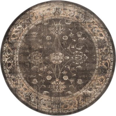 Vintage vloerkleed Peri rond | Safavieh