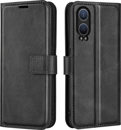 Coverup Hoesje - Geschikt voor OnePlus Nord CE4 Lite 5G Hoesje - Coverup Deluxe Book Case - Zwart