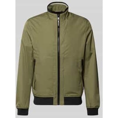 Regular fit jack met opstaande kraag