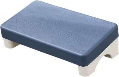 Ergonomische Voetensteun voor Bureau – Voetsteun Onder Bureau – Voetenbankje voor Kantoor & Thuis – Comfortabel, Ruimtebesparend en Ondersteunt Juiste Zitpositie - Blauw