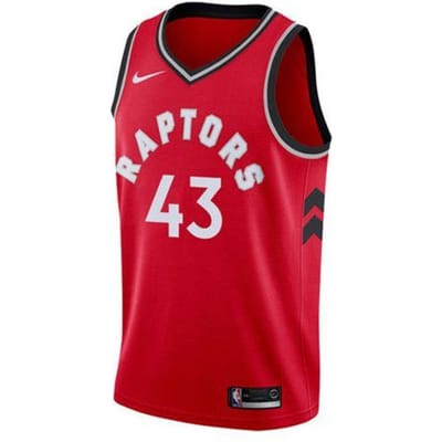 Nike NBA Basketbalshirt Siakam #43 Raptors Fan Edition Heren Tops Rood 904143-657 L red