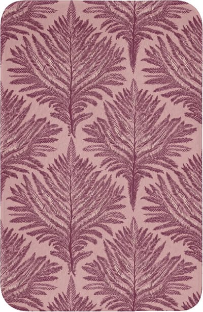 WC mat 40x60 cm - Antislip - Varen - Patroon - Paars - Toiletmat - Vloermat - Douchemat - Toilet tapijt - Toiletmatten