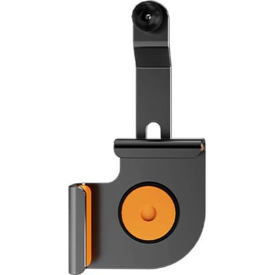 Supports de téléphone pour l'écran de votre voiture Rotation à 360 degrés avec tapis en silicone antidérapant Universel 17 mm noir