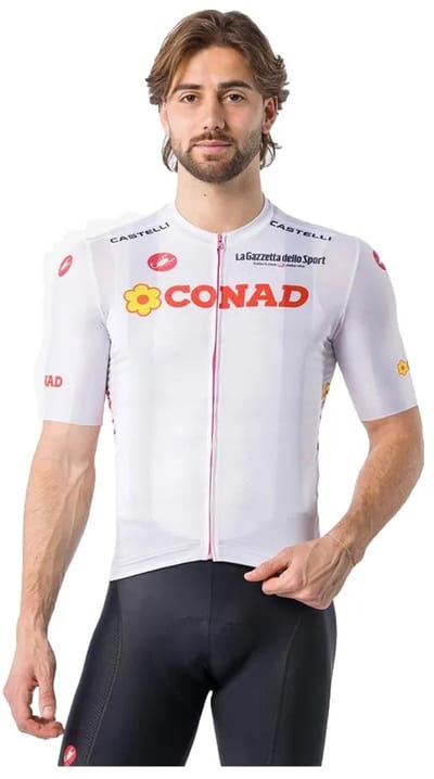 Castelli #giro109 Competizione 4 Korte Mouw Wielertrui Wit S Man