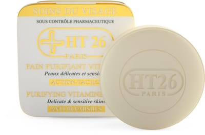 HT26 – 150GR Pain Purifiant Savon – Diep Reinigende Zeep voor Gevoelige Huid – Verwijdert Onzuiverheden & Talg – Met Vitamine E – Zeepvrije Basis – Voor een Schone, Heldere & Soepele Teint