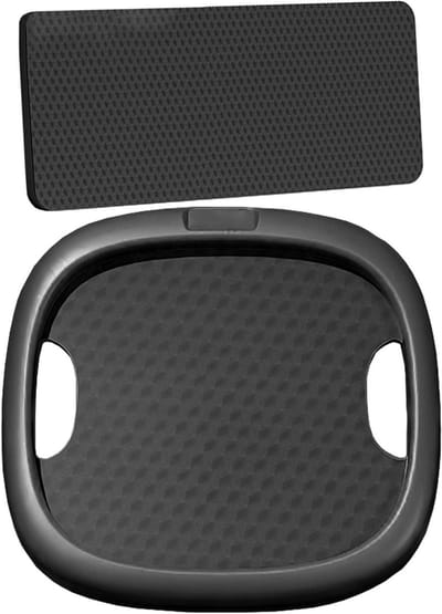 Ab Wheel - Buikspierroller Trainingswiel - Core Training - 360 Graden Roterend - 28 x 85 cm - Zwart