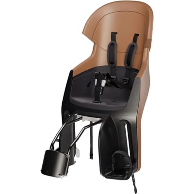 Bobike Exclusive Evolve Maxi FF/framebevestiging - Cinnamon Brown - fietsstoeltje - kinderzitje - achterzitje - fietszitje - voor zadelbuis van een fiets of e-bike