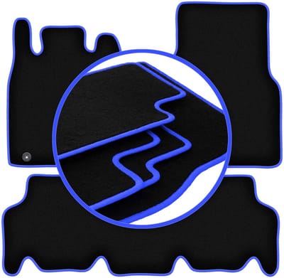CARLUX-BLUE automatten voor: Mercedes W168 met achterkleppoot (1997-2004)