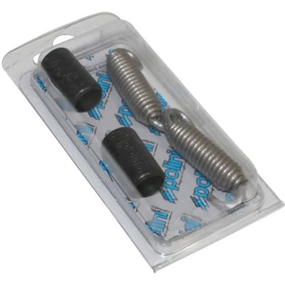 Polini uitlaatveerset RVS met rubber 5,3 cm