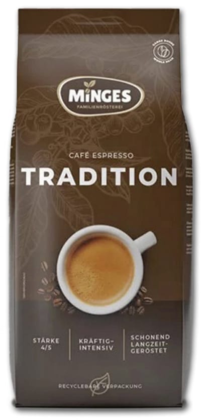 Minges - Espresso Tradition Bonen - 8 x 1kg