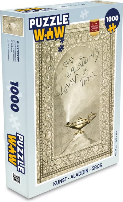 Puzzel Kunst - Aladdin - Sprookje - Legpuzzel - Puzzel 1000 stukjes volwassenen - Kerst - Cadeau - Kerstcadeau voor mannen, vrouwen en kinderen