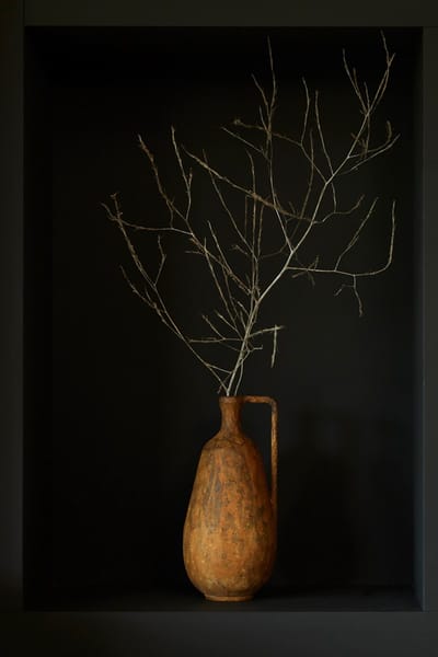 Light&living Vaas deco 17x16,5x35 cm OSTRA roest