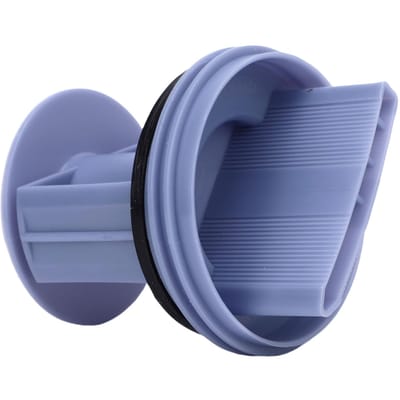 Bouchon Couvercle Joint de Sortie de Vidange Pompe de Vidange Lave-Linge pour Siemens WM1095 1065 WD7205 Style 1 blue