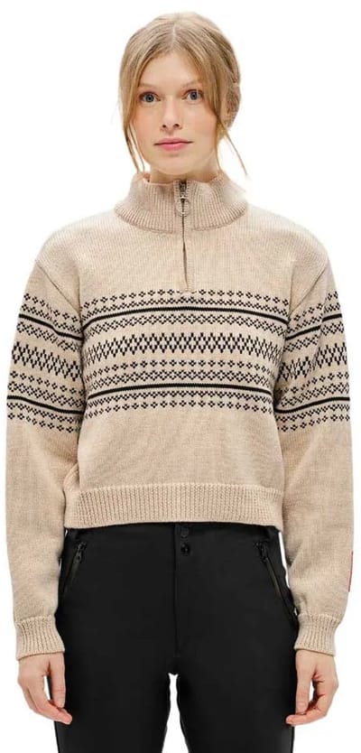The Mountain Studio Ski Sweatshirt Beige L Vrouw