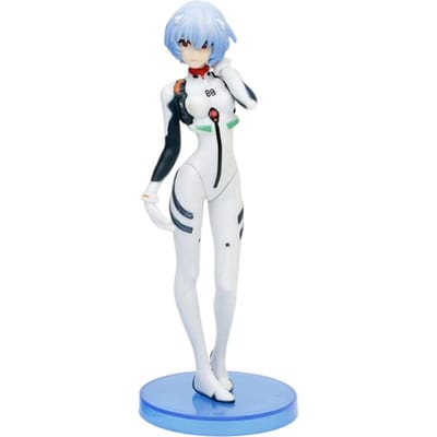 Anime Eva Figuur Ayanami Rei Asuka Langley Soryu Mari Makinami kawaii Actiefiguren PVC Figuur Verzameling Ornament Pop Speelgoed Cadeau white