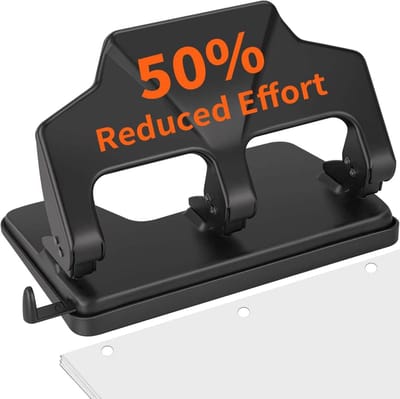 Perforator 3 Gaten - Papier Prikker - Documenten Organiseren - 50% Minder Inspanning - 25 x 17 x 6 cm