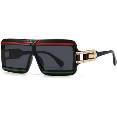 Moderne Luxe Vierkante Gegradueerde Zonnebril voor Mannen Vrouwen UV400 Unisex Designer Bril Mode Glamour Merk