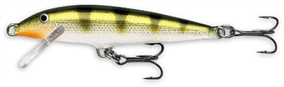 Vislokaas Original Floater - Kunstaas plug - Vissen op baars - Zinkt niet weg - 18 cm - Gele baars