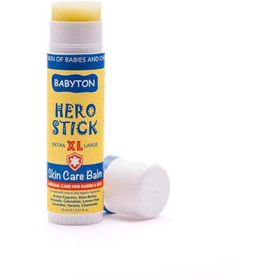 BABYTON - Hero Stick Natuurlijke Balsem XL - Eerste Hulp bij kleine pijntjes - 15ml