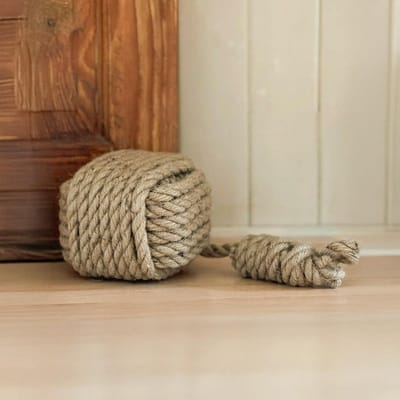 Decoratieve Deurstop - Nautisch Thema - Deuren Op Hun Plek - Verzwaagd Garen Ontwerp