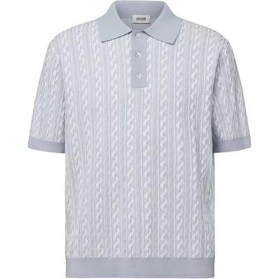 Drykorn Tamian Polos Lichtblauw 425175 Tamian
