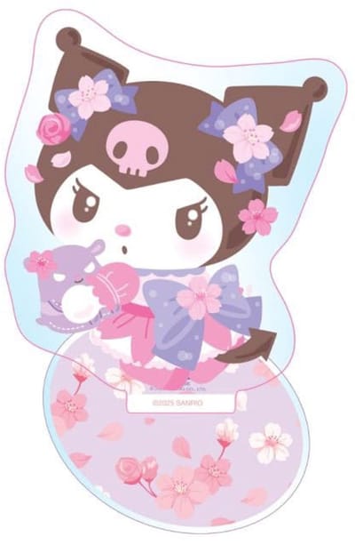 Sakami Merchandise Sanrio Acrylic Stand Kuromi Holographic 6 cm Mini-Figuur