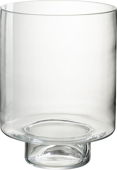 J-Line windlicht Recht - kaarshouder - glas - transparant