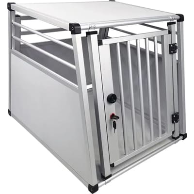 Dubbele aluminium autokrat voor honden Nobby Pet Nouveau Design