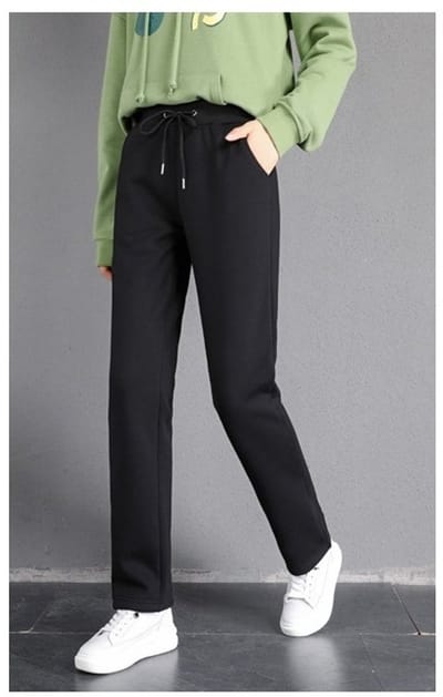 SUNMOOL Thermo Broek - Dames Kleding - Fleece Broek - Warme winter kleding - Zwart - Maat: XS