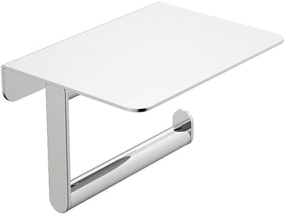AquaVik Toiletrolhouder Åsmund Met Planchet Chroom