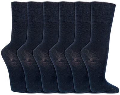 Warme Wollen Sokken | Blauw | 6 Paar | Maat 35–50 | Heren en Dames