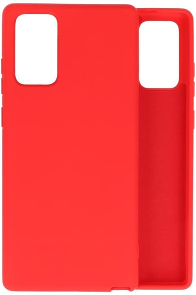 Hoesje Geschikt voor de Samsung Galaxy Note 20 - Fashion Color Backcover Telefoonhoesje - Rood