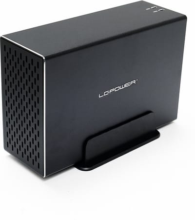 2x Externe Behuizing 3.5'' RAID - USB 3.2 Gen 1x1 - Geschikt voor 2 x 3.5'' SATA I/II/III HDDs (18TB max. elk) - Functie RAID (0, 1, Large, Normaal)
