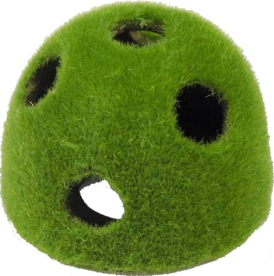 Aquarium ornament - Garnalen/kreeften schuilgrot - Schuilplaats met mos - 8 x 6 cm