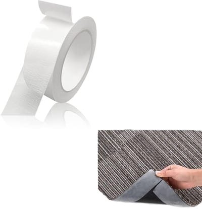 Dailygoody - Vloerbedekkingstape - Sterke tape - Multifunctioneel - Voor tapijtmatten - Op alle vloeren - Extra sterk - Dubbelzijdig - Geschikt v