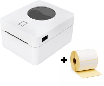 Labelprinter met labelrol – Thermische Verzendlabel Printer – Bluetooth & USB