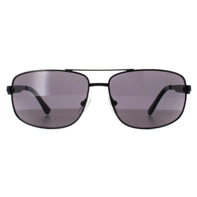 Calvin Klein CK22123S 002 semi mat zwart grijze zonnebril