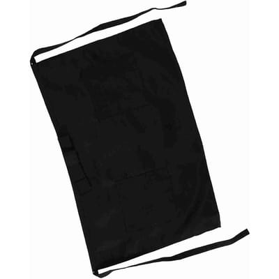 Tablier Unisexe Court Couleur Unie Cuisine Cuisson Pub Café Serveur Serveuse Noir noir