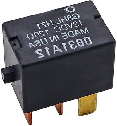 Startrelais Set - Airco Relais - Airco Reparatie - AC Compressorkoppeling - 2 Stuks - Zwart