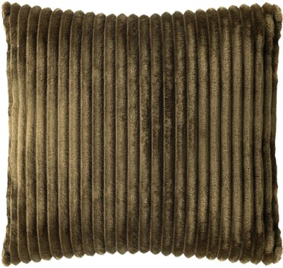 Dutch Decor MART - kussenhoes 45x45 cm - zacht ribfluweel - gerecycled - Military Olive - groen - met rits - zonder binnenkussen